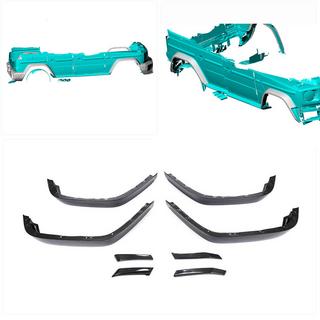Kotflügelverbreiterungen (für Bodykit Carbon Set, Carbon) Foto 2