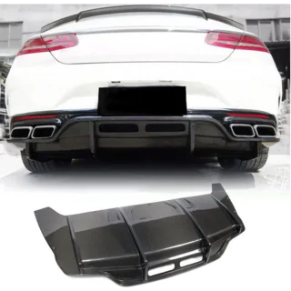 Heckdiffusor für AMG-Line 2015-2018, Carbon Foto 1