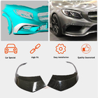 Mercedes S-class C217 Coupe 2014-2020 Einsätze für Frontstoßstange (für AMG-Line 2015-2018, Carbon) Foto 2