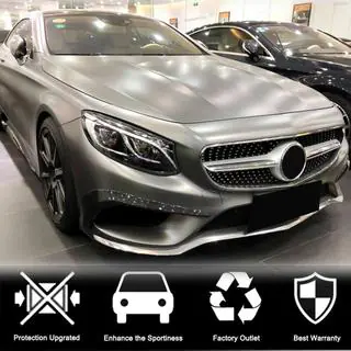 Carbon Frontstoßstangen Abdeckungen (für AMG-Line 2015-2018) Foto 4