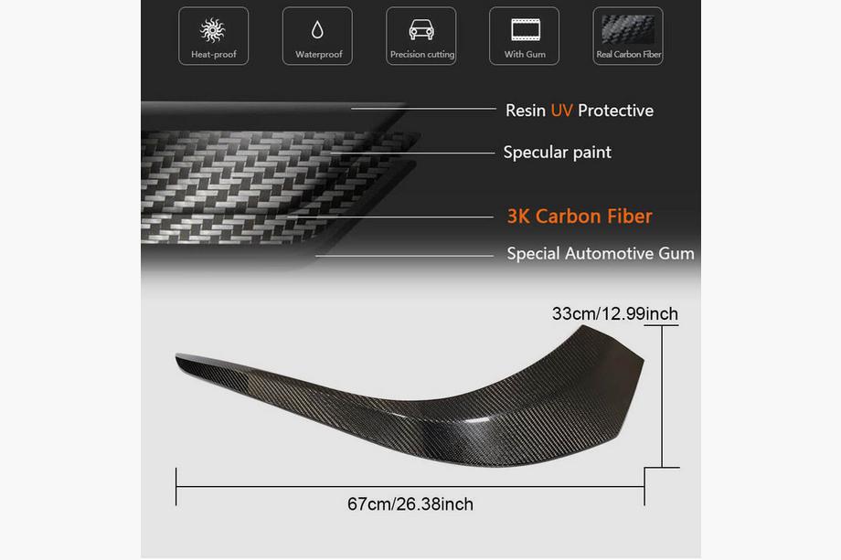 Mercedes S-class C217 Coupe 2014-2020 Carbon Frontstoßstangen Abdeckungen (für AMG-Line 2015-2018) Foto 7