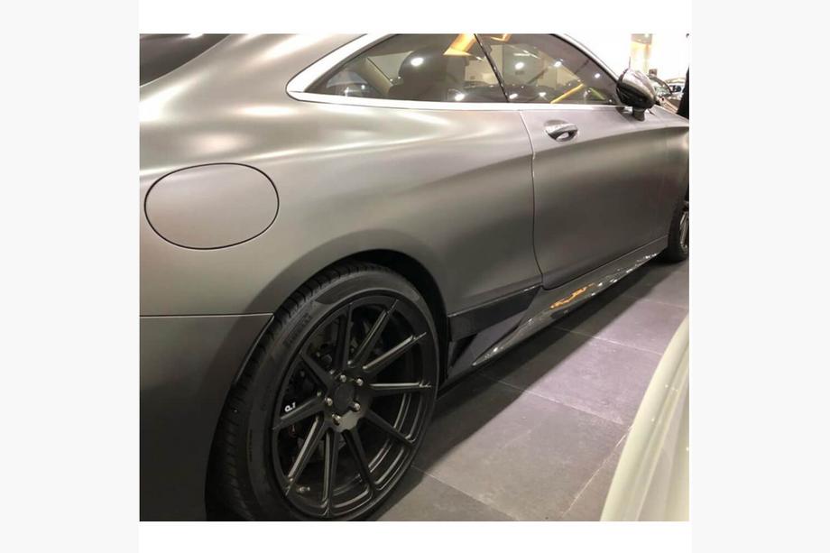 Mercedes S-class C217 Coupe 2014-2020 Seitenschweller (für AMG-Line 2015-2018, Kunststoff) Foto 5