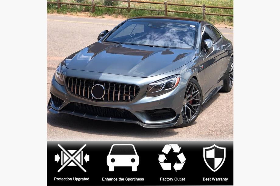 Mercedes S-class C217 Coupe 2014-2020 Frontlippe V2 für AMG-Line 2015-2018 Carbon Foto 3
