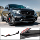 Mercedes GLE coupe C292 2015-2019 Frontstoßstangen Lippe Aufsätze (für GLE63 AMG, Kunststoff) Foto 1