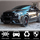 Mercedes GLE coupe C292 2015-2019 Frontstoßstangen Lippe Aufsätze (für GLE63 AMG, Kunststoff) Foto 3
