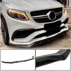 Mercedes GLE coupe C292 2015-2019 Frontstoßstangen Lippe Aufsätze (für GLE63 AMG, Kunststoff) Foto 1