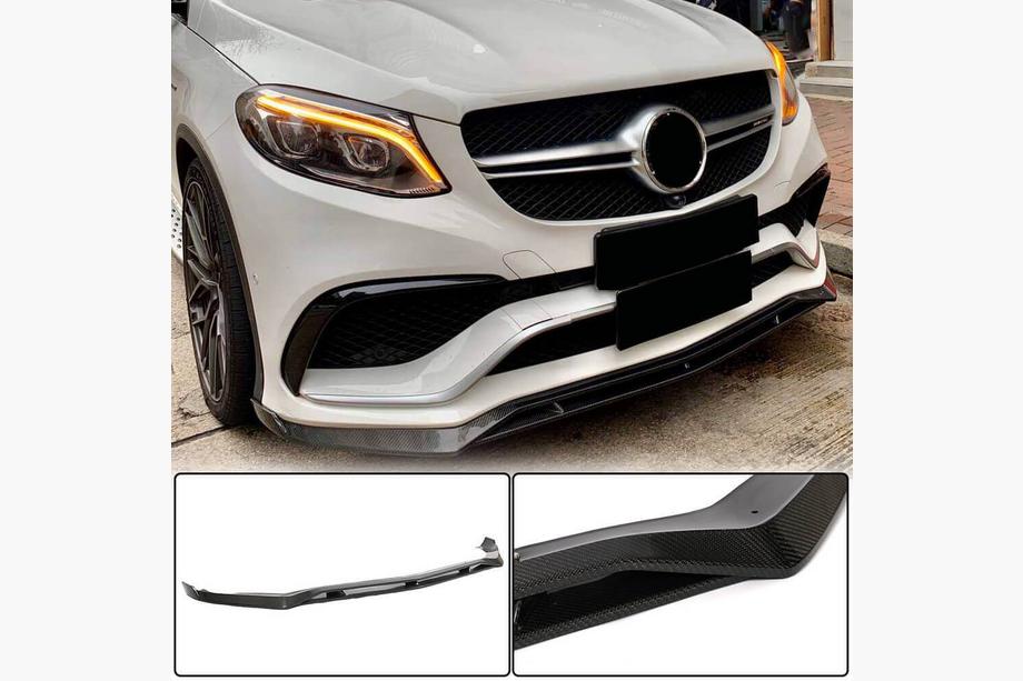Mercedes GLE coupe C292 2015-2019 Frontstoßstangen Lippe Aufsätze (für GLE63 AMG, Kunststoff) Image