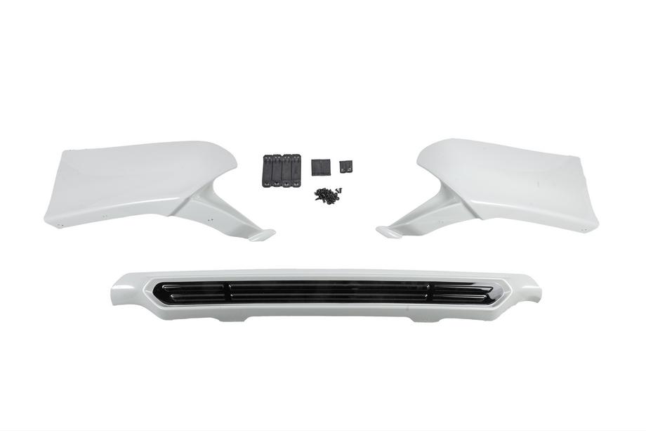Toyota Land Cruiser Prado 150 2009-2023 Hintere TRD-Heckverkleidung, 3-teilig (für 2017+) Schwarz Foto 3