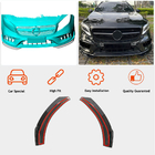 Mercedes GLA X156 2014-2019 Carbon Frontstoßstangen Flaps (für GLA45 AMG 2017-2020) Foto 2
