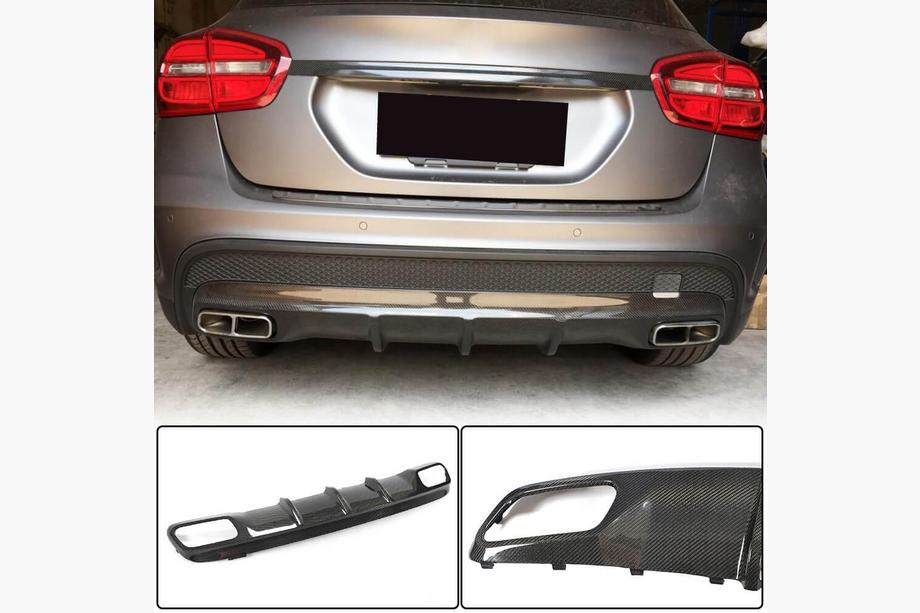Mercedes GLA X156 2014-2019 Heckdiffusor für GLA45 AMG, Carbon Image