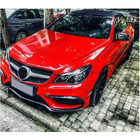 Mercedes E-class coupe C207 2010-2017 Frontstoßstangen Aufsätze (für AMG-Line 2014-2016, Carbon) Foto 3