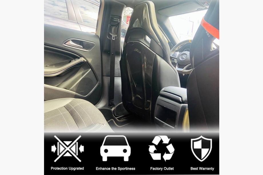 Mercedes A-class W176 2012-2018 Sitzauflagen aus Dry Carbon Foto 4