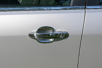Ford Focus II 2005-2008 Chrom Unterlagen für Türgriffe (4 Stk, Kunststoff) Foto 1