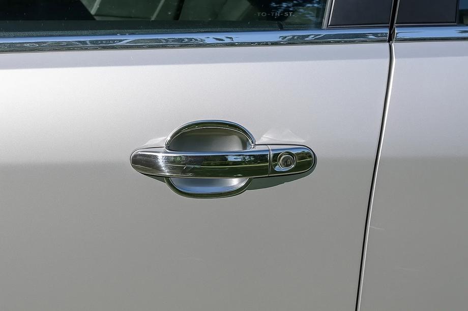 Ford Focus II 2005-2008 Chrom Unterlagen für Türgriffe (4 Stk, Kunststoff) Image