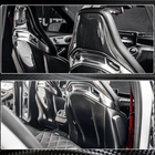 Mercedes CLA C118 2019- Sitzauflagen aus Dry Carbon Foto 6