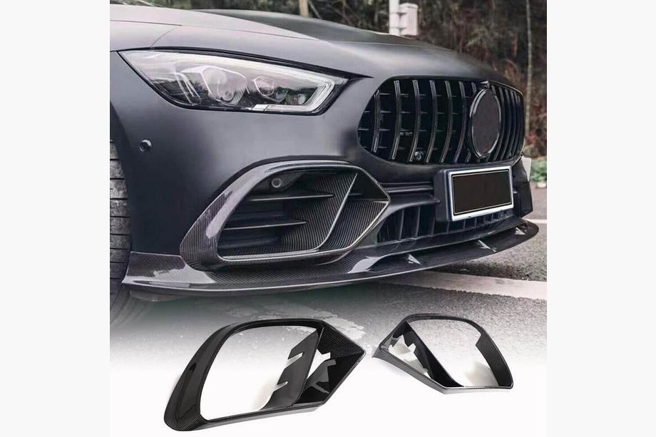 Mercedes AMG GT 4 X290 2018- Stoßstangeneinsätze (für GT43/GT50/GT53 2018-2022, Carbon) Image