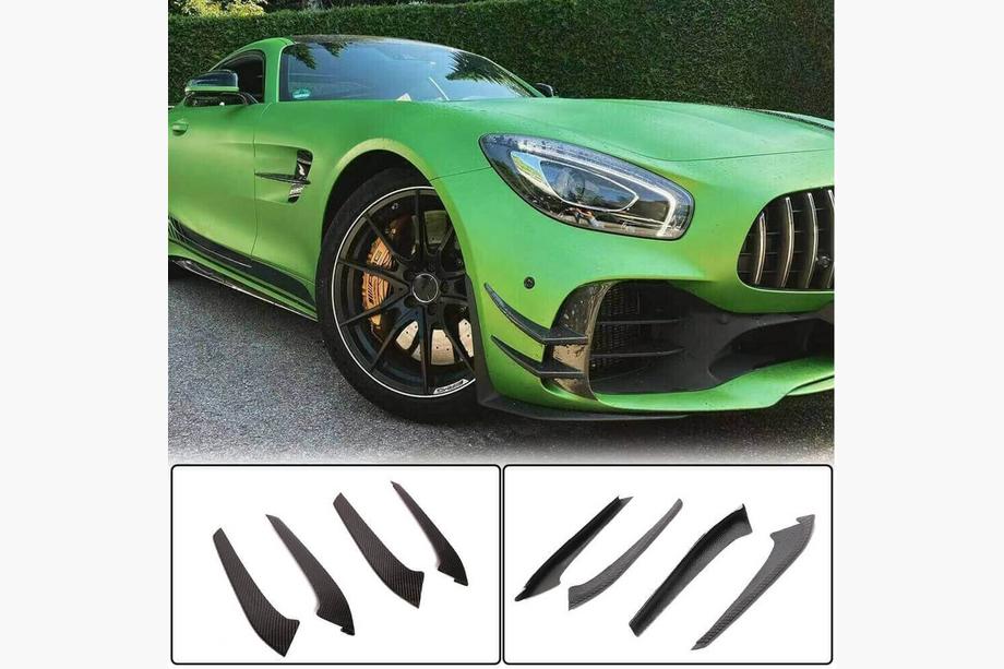 Mercedes AMG GT C190/R190 2014-2022 Frontstoßstangenaufsätze V1 (für GT R 2016-2019, Carbon) Foto 1