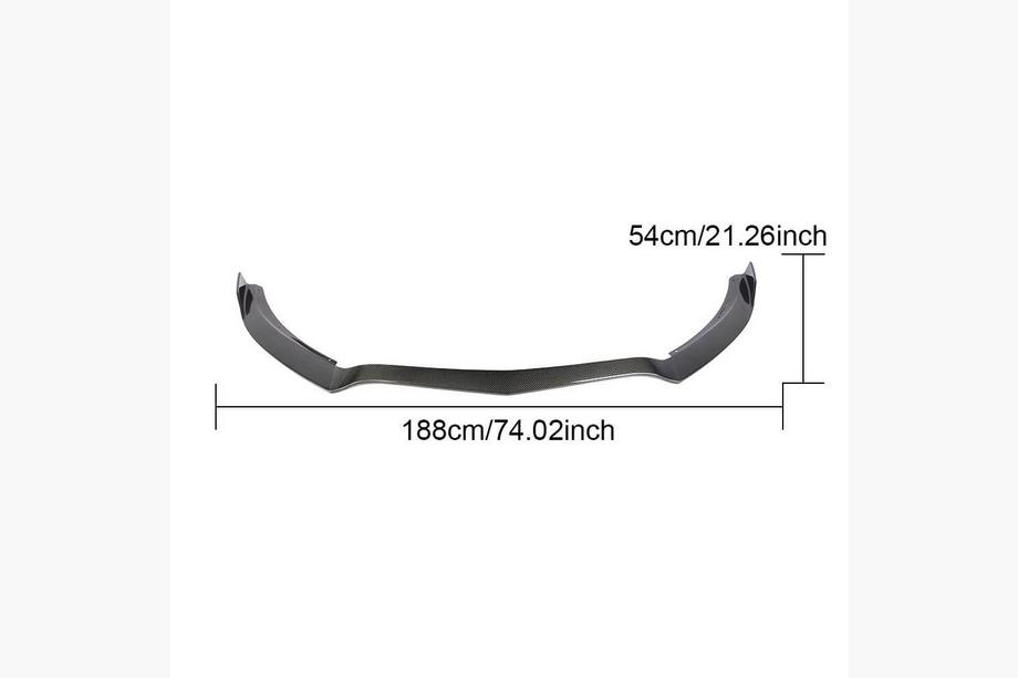 Mercedes AMG GT C190/R190 2014-2022 Frontstoßstange Lippe Aufsatz (für GT R 2016-2019, Carbon) Foto 6