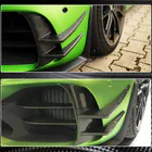Mercedes AMG GT C190/R190 2014-2022 Frontstoßstangenaufsätze V2 (für GT R 2016-2019, Trockencarbon) Foto 5