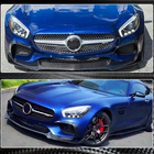 Mercedes AMG GT C190/R190 2014-2022 Frontstoßstange Lippe Aufsatz (für 2015-2017, Carbon) Foto 3
