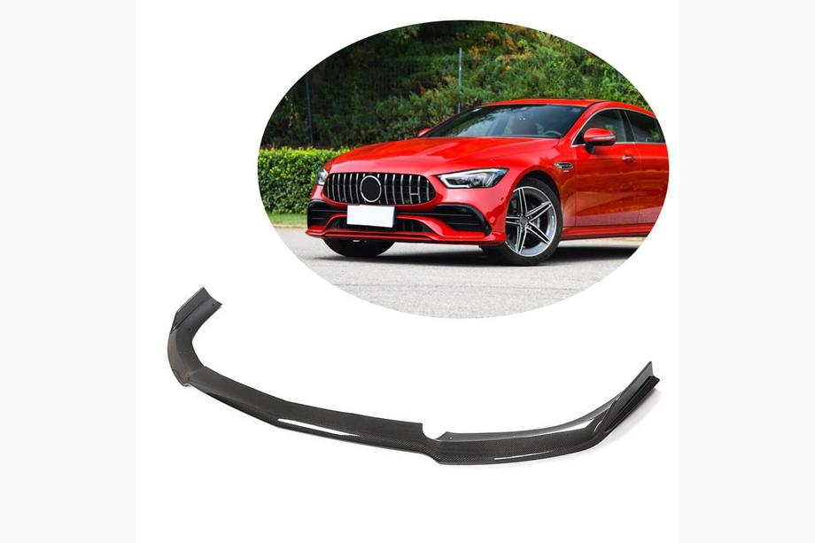 Mercedes AMG GT 4 X290 2018- Frontstoßstange Lippe Aufsatz (für GT43/GT50/GT53 2018-2022, Carbon) Foto 1