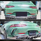 Mercedes AMG GT 4 X290 2018- Heckstoßstangenabdeckungen V2 (für GT63 2018-2022, Carbon) Foto 4