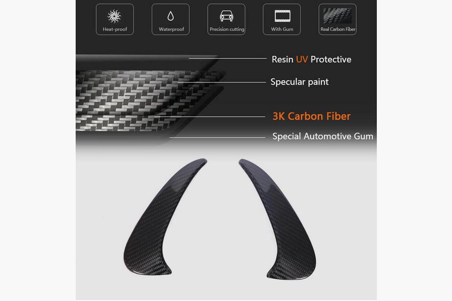 Mercedes AMG GT 4 X290 2018- Heckstoßstangenaufsätze V1 (für GT63 2018-2022, Carbon) Foto 5