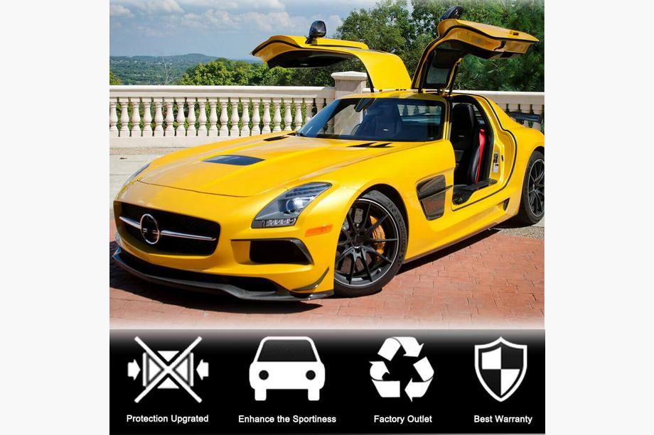 Mercedes SLS C197 2010-2014 Frontstoßstangen Flaps V1 Carbon Foto 3