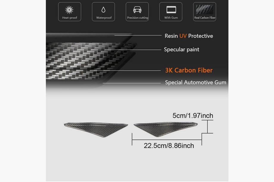 Mercedes SLS C197 2010-2014 Frontstoßstangen Flaps V1 Carbon Foto 6