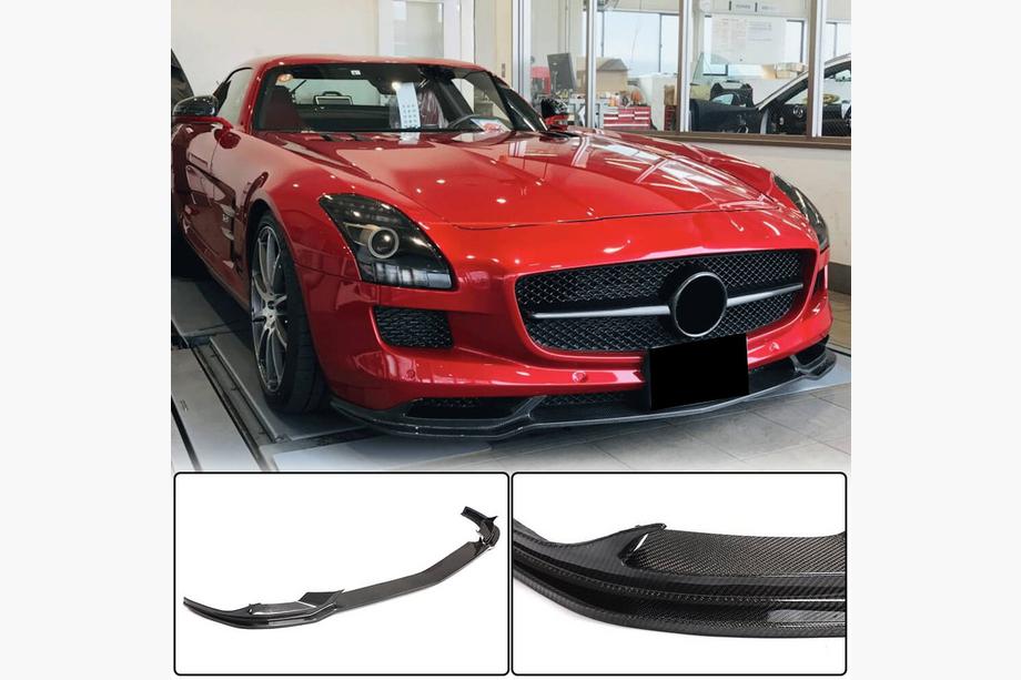 Mercedes SLS C197 2010-2014 Frontlippe Stoßstange Aufsatz (Carbon) Image