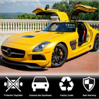 Mercedes SLS C197 2010-2014 Frontstoßstangen Flaps V2 (Carbon) Foto 3