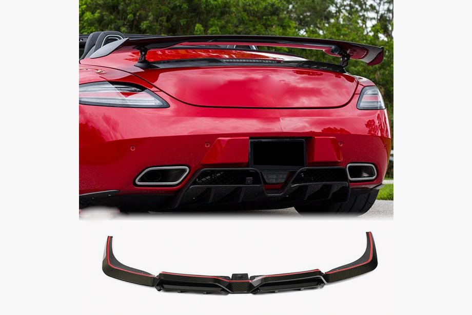 Mercedes SLS C197 2010-2014 Heckdiffusor (Carbon) Image