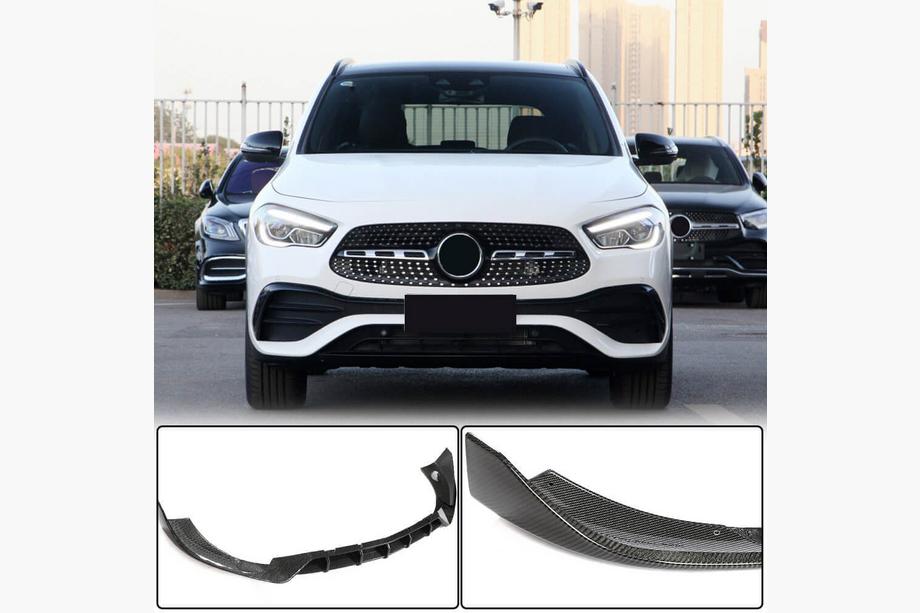 Mercedes GLA H247 2020- Frontstoßstangenlippe Aufsatz (für AMG/AMG-Line, Carbon) Image