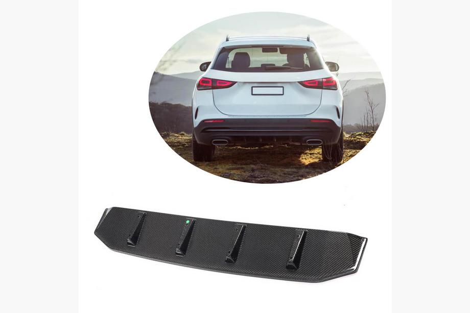 Mercedes GLA H247 2020- Heckdiffusor Stoßstange (für AMG-Line, Carbon) Image