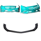 Mercedes SLK R172 2011-2016 Frontstoßstange Lippe Aufsatz (für Base 2016-2020, Carbon) Foto 2