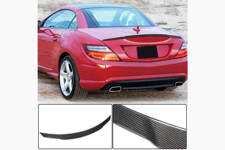 Mercedes SLK R172 2011-2016 Spoiler V2 (für 2011-2020, Carbon) Image