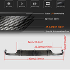Mercedes E-class W211 2002-2009 Heckdiffusor für E55 AMG 2003-2006, Carbon Foto 6