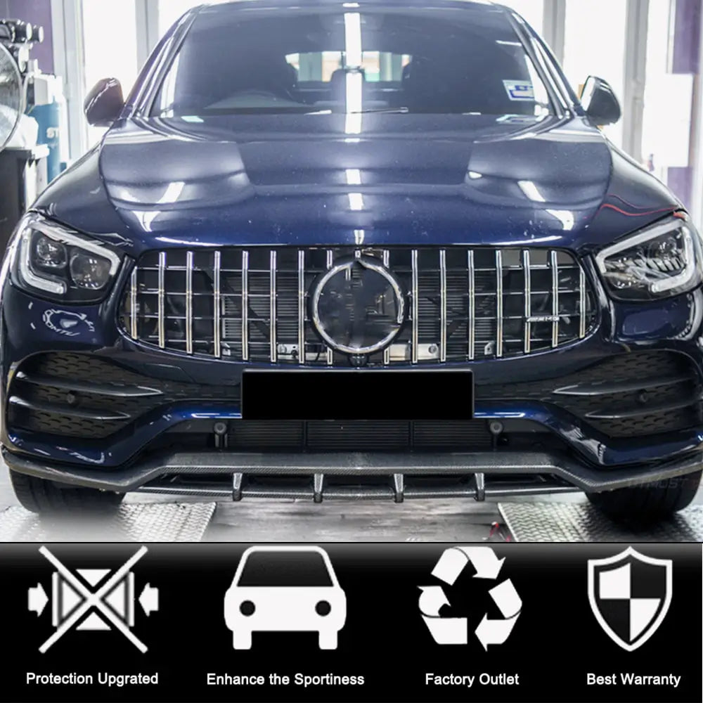 Frontspoiler Lippe für AMG-Line 2020+, Carbon Foto 2