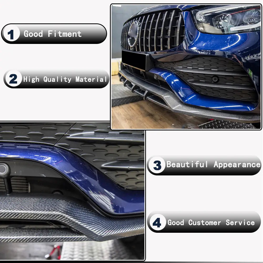 Frontspoiler Lippe für AMG-Line 2020+, Carbon Foto 3