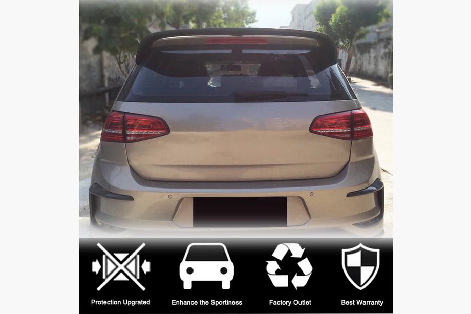 Volkswagen Golf 7/E-Golf 2012-2020 Spoiler V3 (für Base/R-Line HB, Carbon) Foto 2