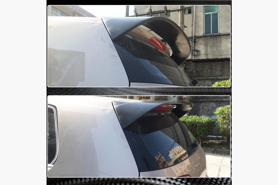 Volkswagen Golf 7/E-Golf 2012-2020 Spoiler V3 (für Base/R-Line HB, Carbon) Foto 3