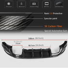 Volkswagen Golf 7/E-Golf 2012-2020 Heckdiffusor V2 (für Base/GTI HB 2012-2017, Carbon) Foto 5
