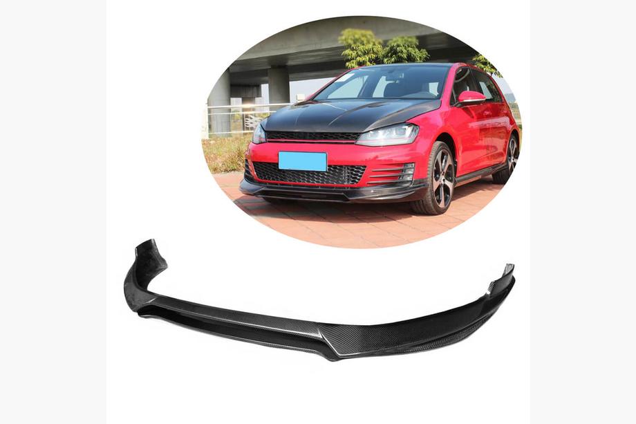 Volkswagen Golf 7/E-Golf 2012-2020 Frontlippe V1 für Stoßstange (für GTI HB 2012-2017, Carbon) Image