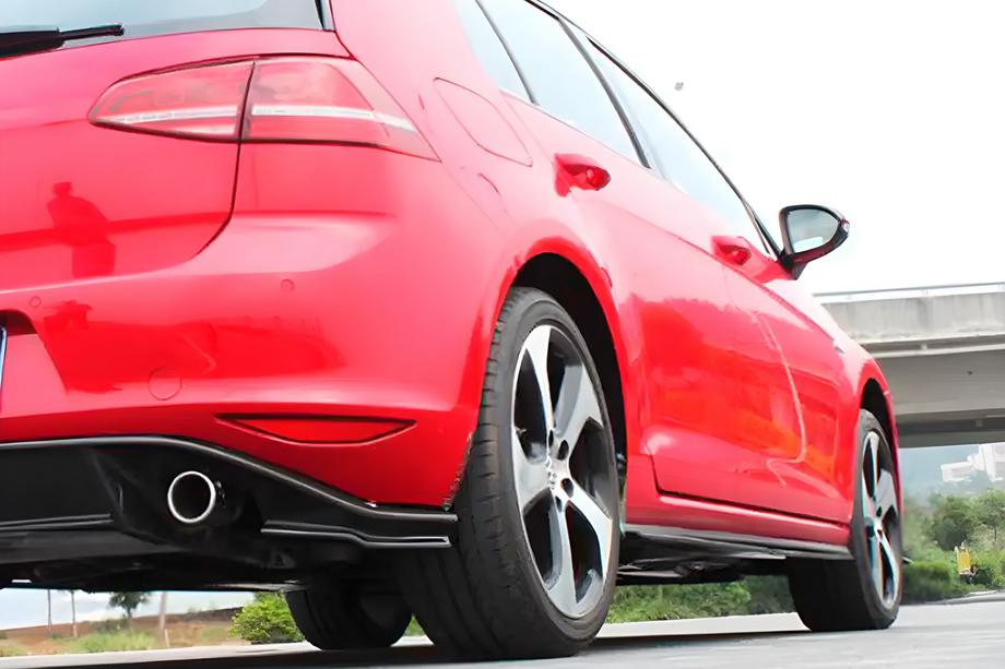 Volkswagen Golf 7/E-Golf 2012-2020 Seitenschweller (für GTI HB 2012-2017, Carbon) Foto 2