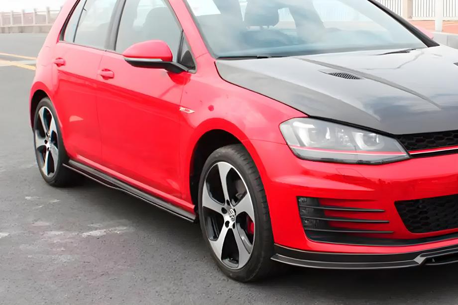Volkswagen Golf 7/E-Golf 2012-2020 Seitenschweller (für GTI HB 2012-2017, Carbon) Foto 1