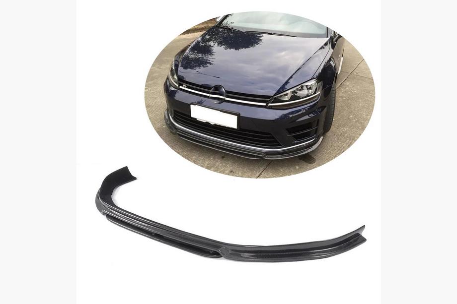 Volkswagen Golf 7/E-Golf 2012-2020 Frontlippe Stoßstange Aufsatz (für R/R-Line 2012-2017, Carbon) Image