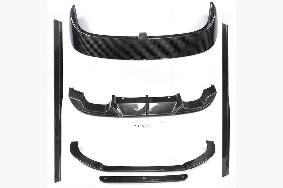 Volkswagen Golf 7/E-Golf 2012-2020 Carbon Bodykit Komplettset (für R/R-line HB 2012-2017, Carbon) Image