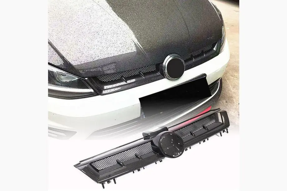 Volkswagen Golf 7/E-Golf 2012-2020 Frontgrill (für HB 2012-2017, Trockencarbon) Image
