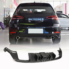 Volkswagen Golf 7/E-Golf 2012-2020 Heckdiffusor für Stoßstange (Base/R/GTI HB 2017-2020, Carbon) Foto 1