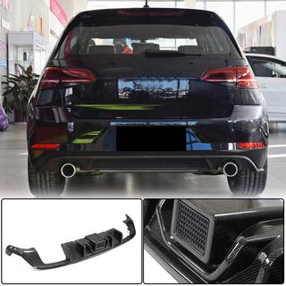 Heckdiffusor für Stoßstange (Base/R/GTI HB 2017-2020, Carbon) Foto 2